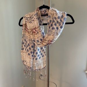 Loose Weave Soft, Colorful Scarf 62 x 20 inches